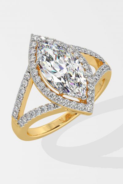 2 ct Marquise Halo Ring - House Of Quadri