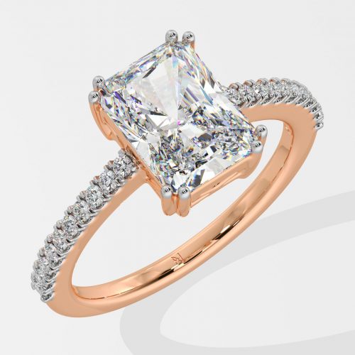 2 Ct Radiant Solitaire ring - House Of Quadri