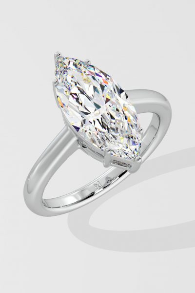 3 ct Marquise Solitaire Ring - House Of Quadri