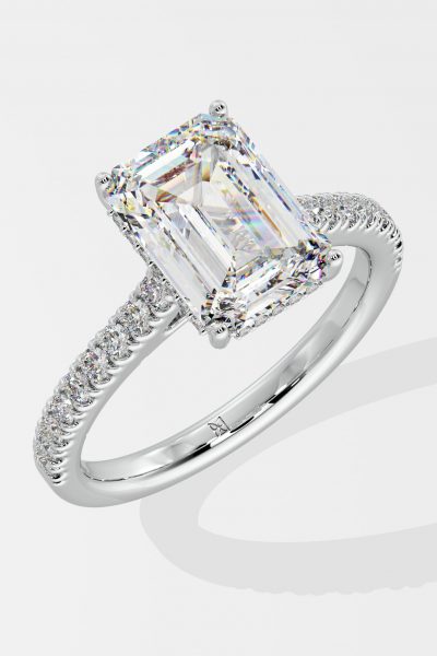 Emra Invisible Halo 4 Ct Solitaire Ring - House Of Quadri