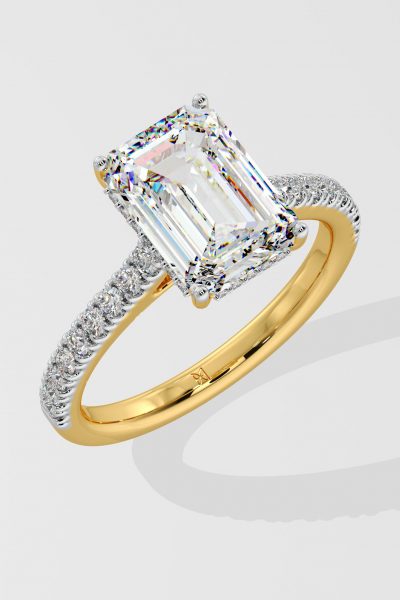 4 ct Invisible Halo Solitaire Ring - House Of Quadri