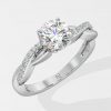 T-Shirt Infinity Solitaire Ring - House Of Quadri
