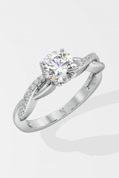 T-Shirt Infinity Solitaire Ring - House Of Quadri
