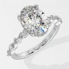 2 ct Oval Askew Solitaire Ring - House Of Quadri