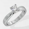 T-Shirt Essential Semi-Solitaire Ring - House Of Quadri