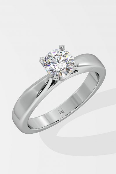 T-Shirt Essential Semi-Solitaire Ring - House Of Quadri