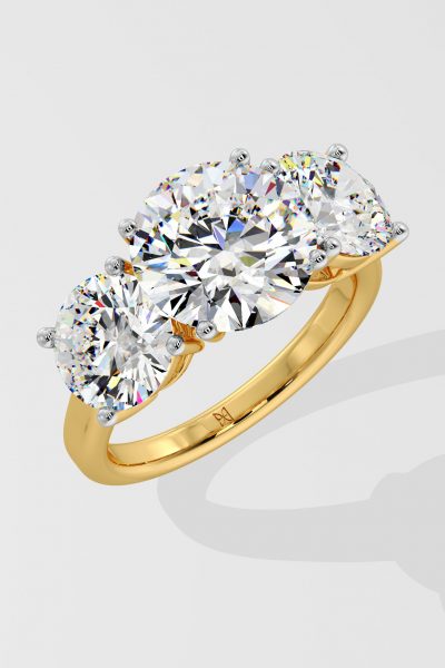 3 ct Trilogy Solitaire Ring - House Of Quadri