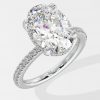 Illuminate 3 ct Oval Hidden Halo Ring - House Of Quadri