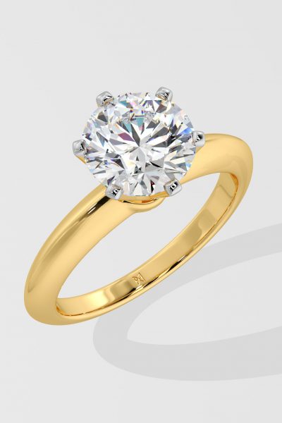 2 ct Six Prong Solitaire Ring - House Of Quadri