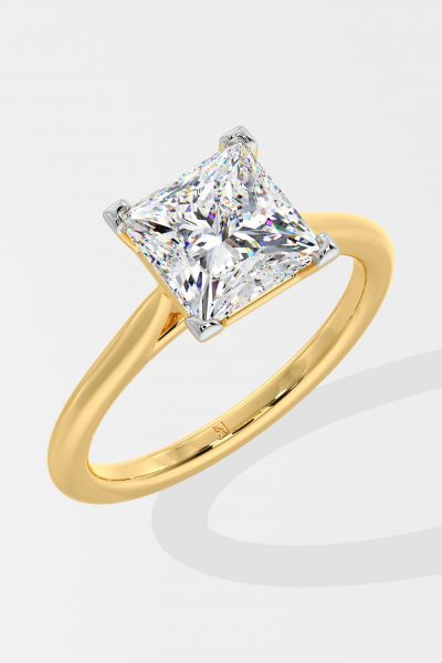 2 ct Princess Solitaire Ring - House Of Quadri