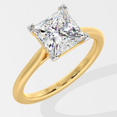 2 ct Princess Solitaire Ring - House Of Quadri