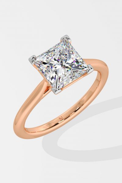2 ct Princess Solitaire Ring - House Of Quadri