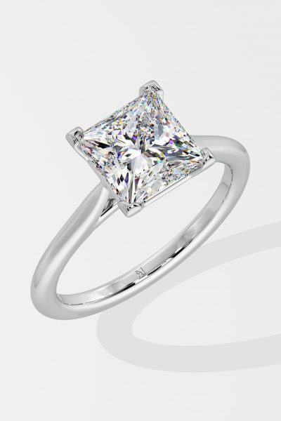 2 ct Princess Solitaire Ring - House Of Quadri
