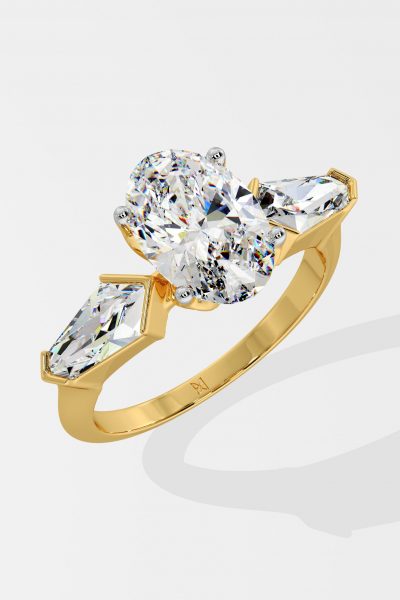 2 ct Oval Kite Ring - House Of Quadri